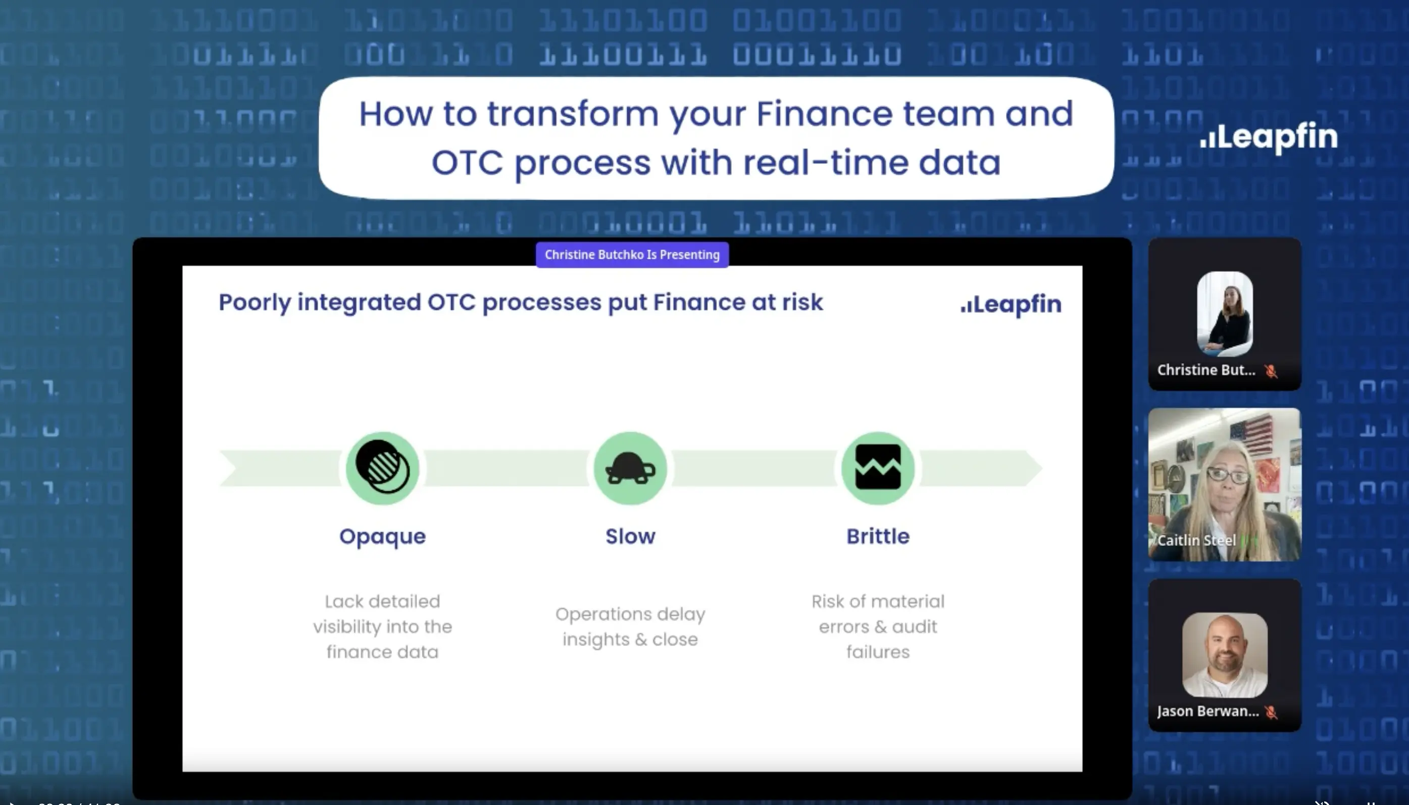 Transforming your Finance team and OTC process with real-time data