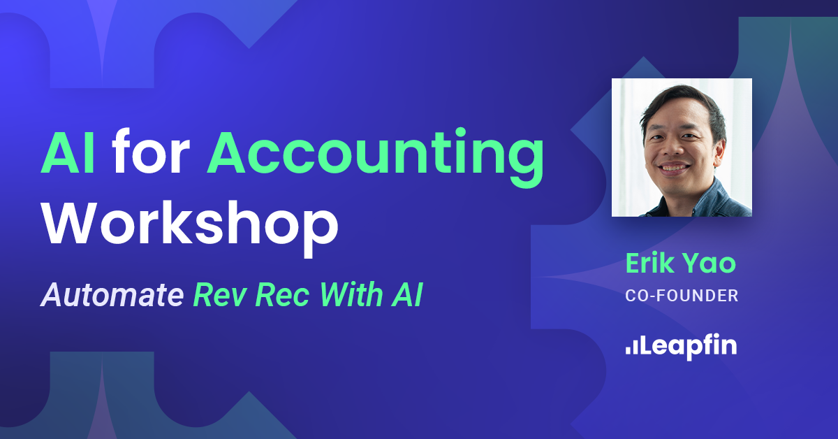Automating Revenue Recognition With AI: What We Learned in Our Latest Workshop