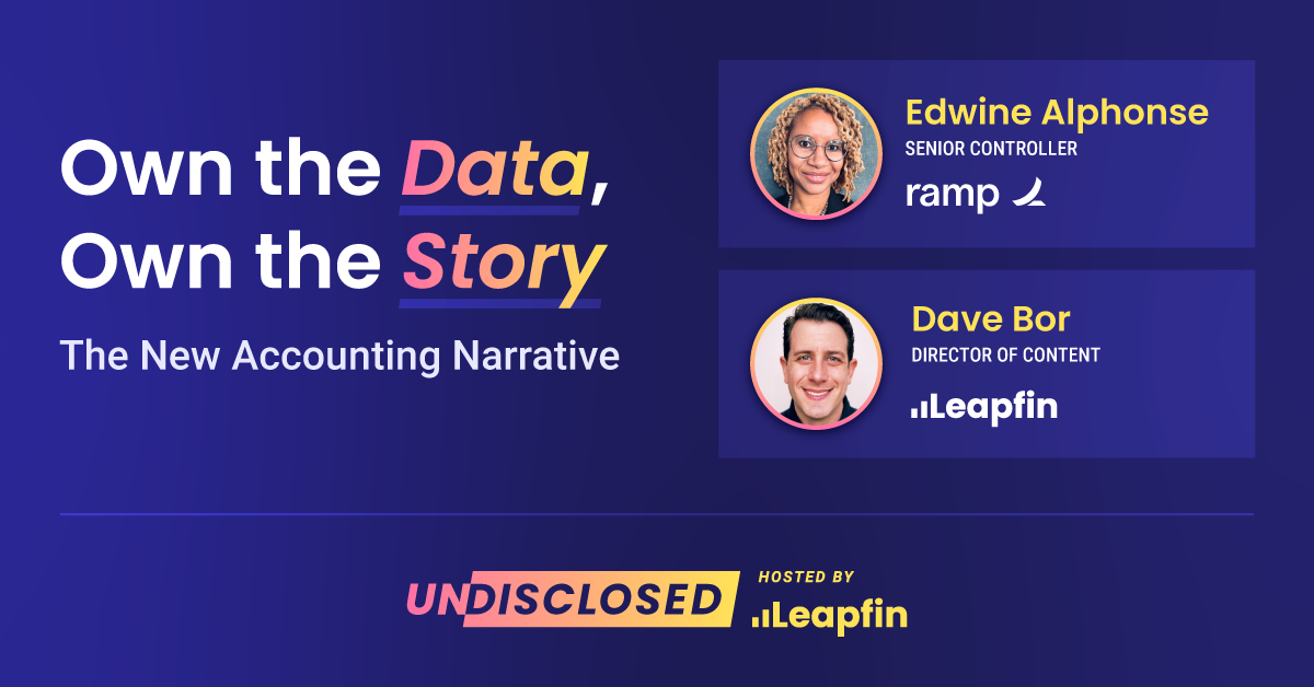 The New Accounting Narrative: Undisclosed with Ramp's Edwine Alphonse